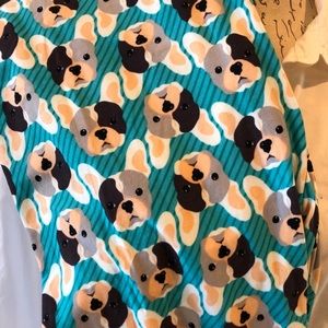 LulaRoe 🐶 print leggings. EUC plus size